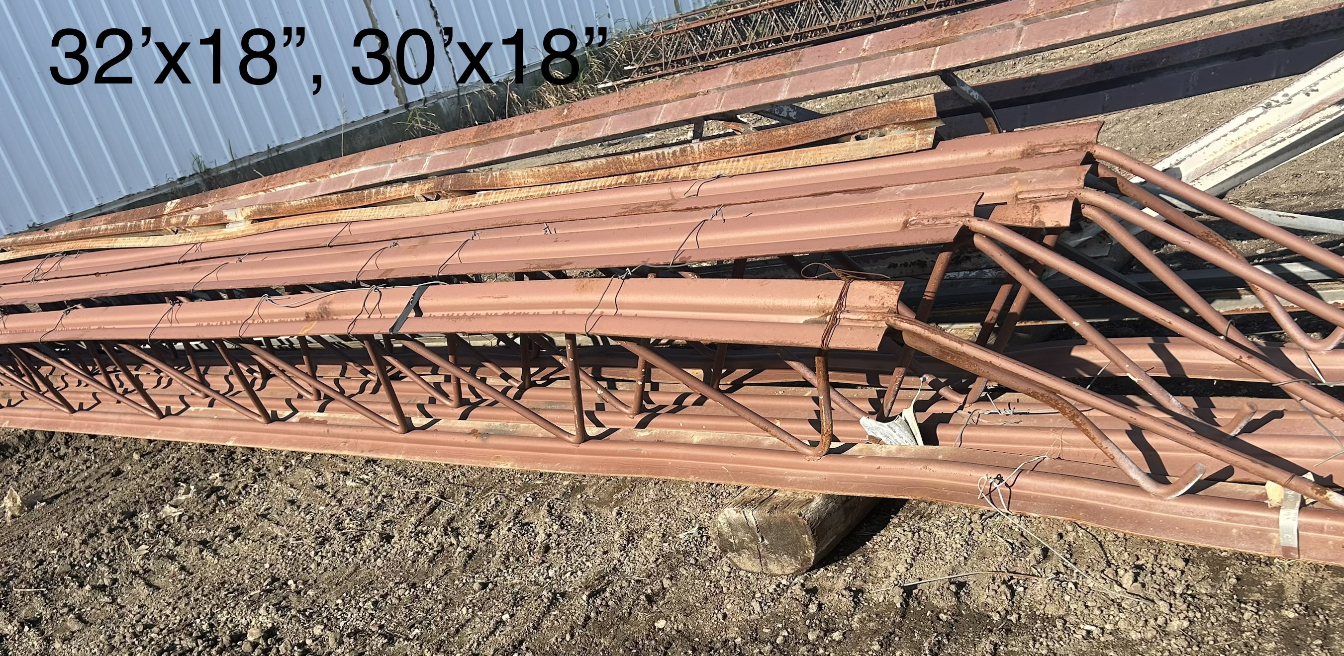 Bar joists 32x18 and bent 30x18