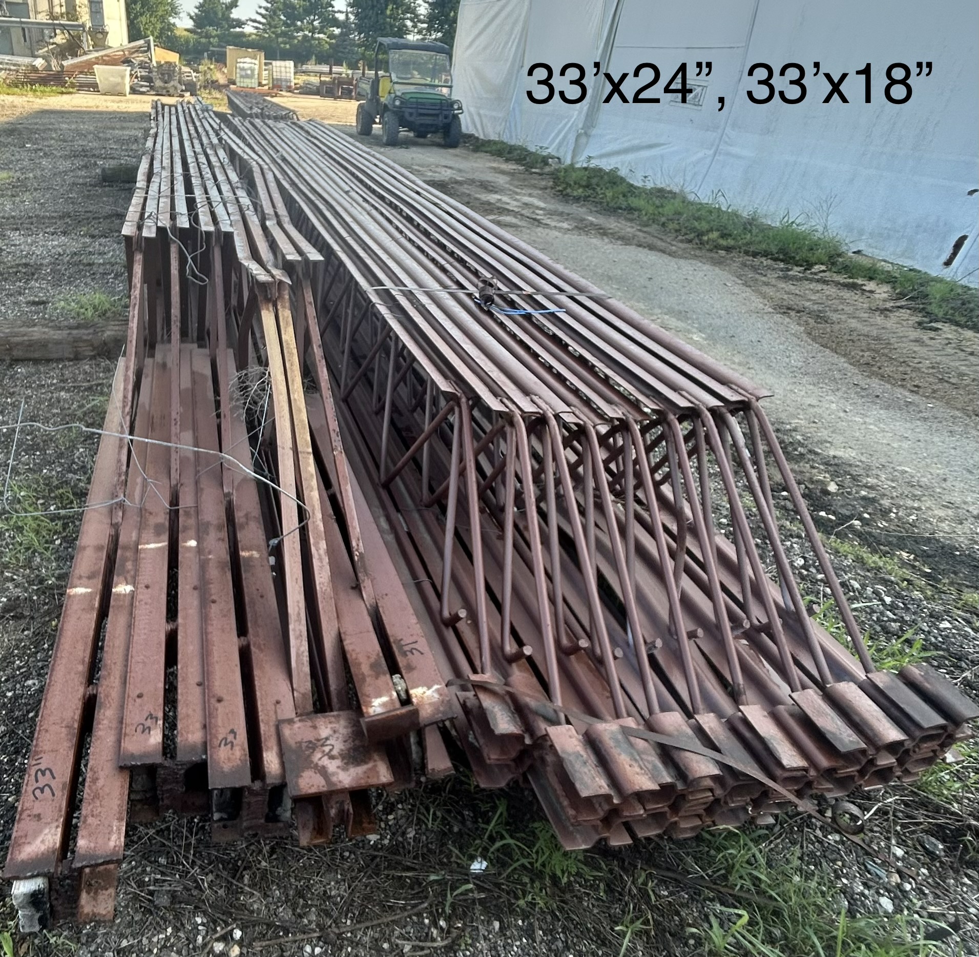 Bar joists 33x24 and 33x18