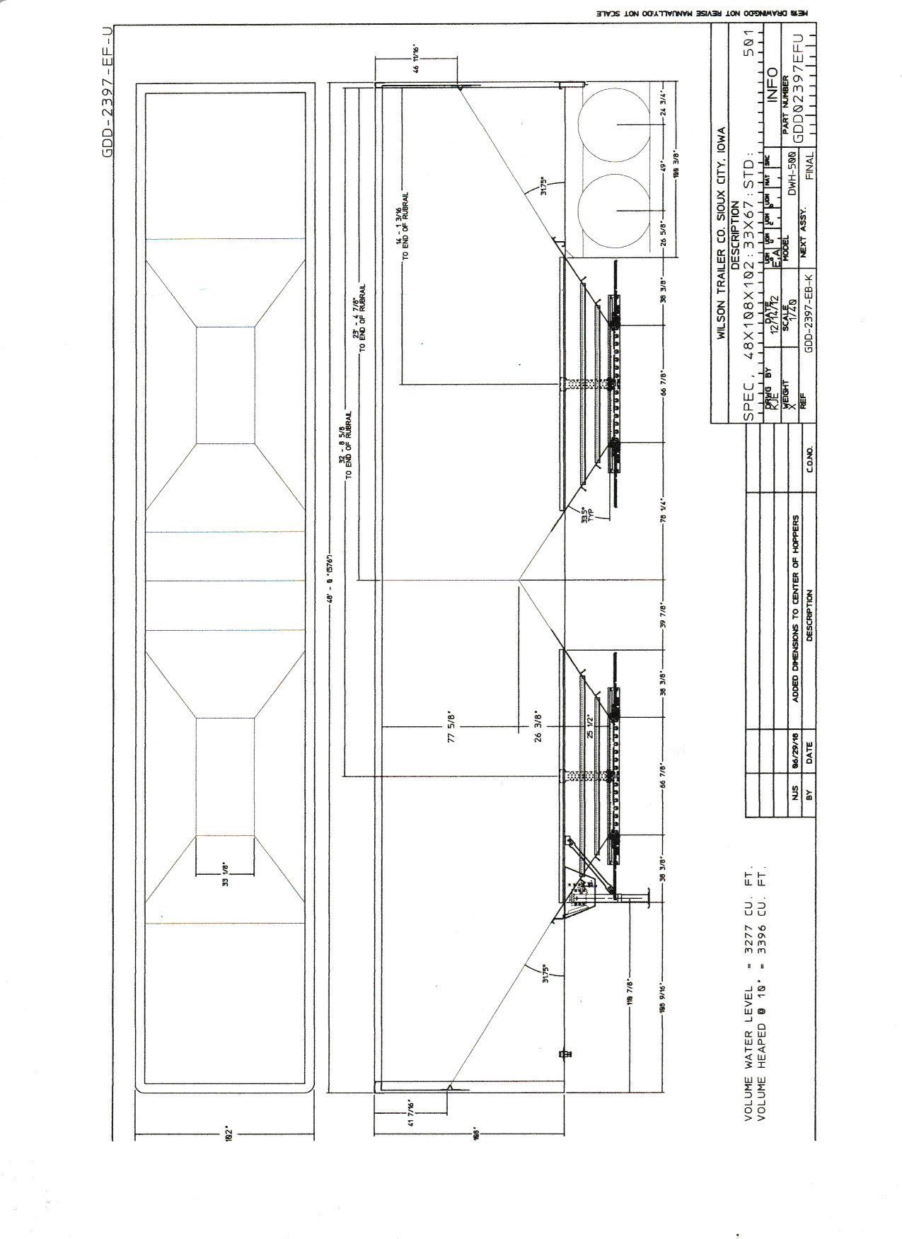 Hopper trailer specs